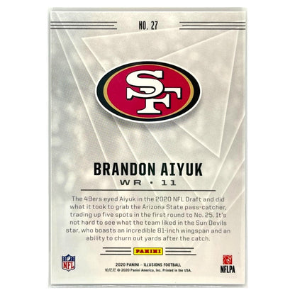 PANINI NFLカード ILLUSIONS BRANDON AIYUK SAN FRANCISCO 49ERS /75 #27 中古 IT1