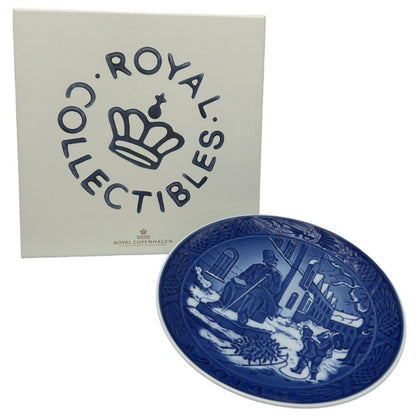 ROYAL COPENHAGEN ロイヤルコペンハーゲン 2014年 イヤープレート 洋食器 皿 コレクション インテリア 中古 W４