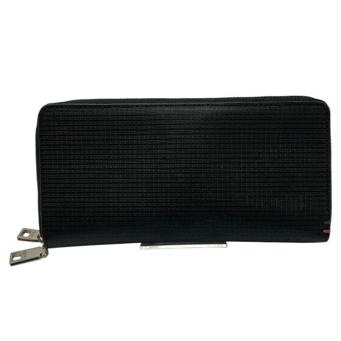 is/it イズイット レザー 長財布 メンズ レディース 大容量 ラウンドファスナー ダブルファスナー 中古 W４