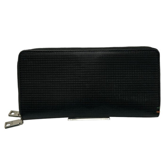 is/it イズイット レザー 長財布 メンズ レディース 大容量 ラウンドファスナー ダブルファスナー 中古 W４