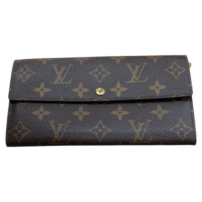LOUIS VUITTON ルイヴィトン モノグラム ポルトフォイユ サラ M61734 長財布 ブランド レディース メンズ 小銭入れ カード入れ 中古 W４