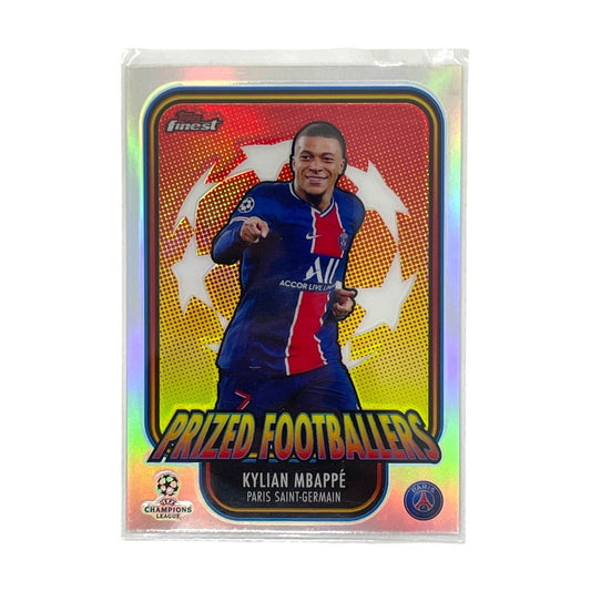 TOPPS サッカーカード FINEST PRIZED FOOTBALLERS KYLIAN MBAPPE PARIS SAINT GERMAIN #PF-KM 中古 IT1