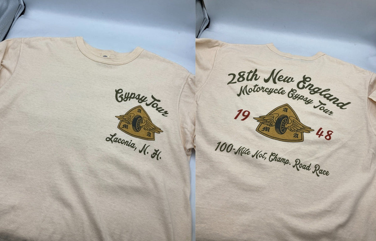 TOYS McCOY トイズマッコイ AMA 28TH NEW ENGLAND MOTORCYCLE GYPSY TOUR Tシャツ サイズM メンズ 中古 D4