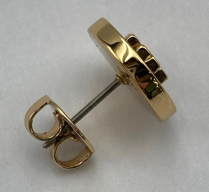 TORY BURCH トリーバーチ キラ エナメル サークルスタッドピアス 中古 D4