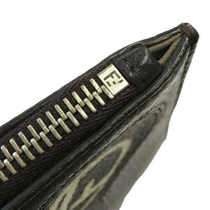 FENDI フェンディ クラッチバッグ レディース レザー 鍵 キー セカンドバッグ ブラック 7N0078 中古 1
