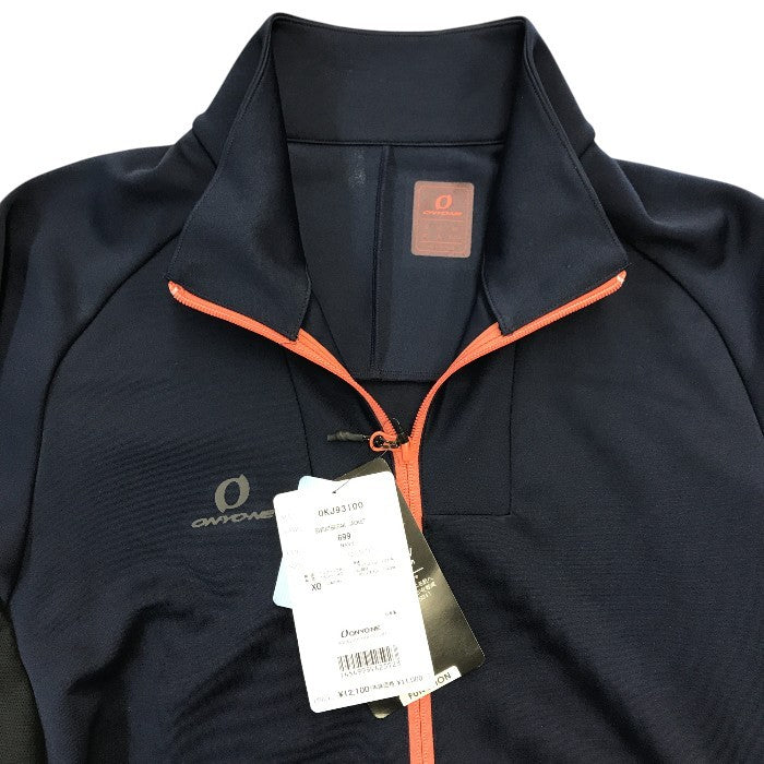ONYONE オンヨネ トラックジャケット メンズ 長袖 フルジップ ジャージ ストレッチ ネイビー XOサイズ OKJ93100 中古 T1