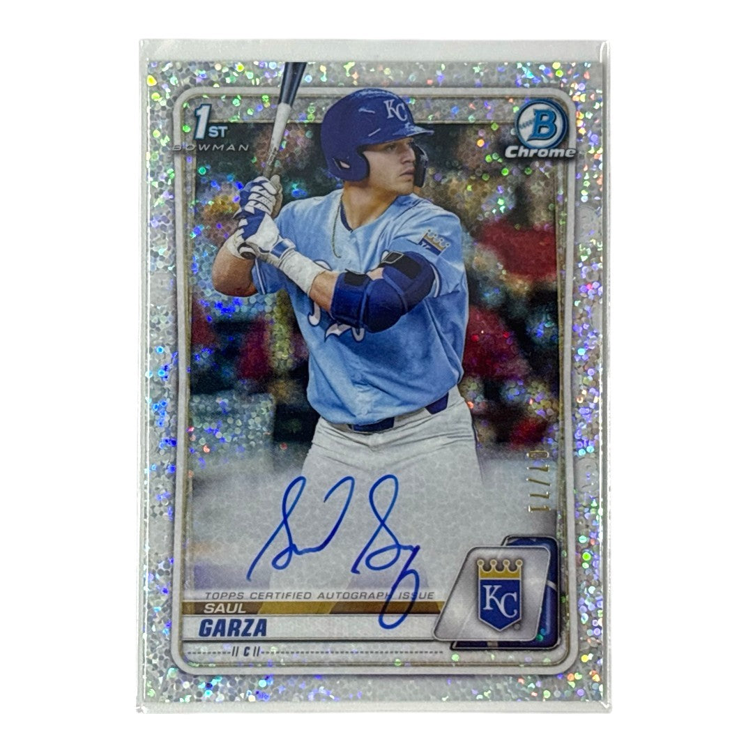 TOPPS MLBカード BOWMAN CHROME 1ST SAUL GARZA KANSAS CITY ROYALS /71 #CDA-SG 中古 IT1