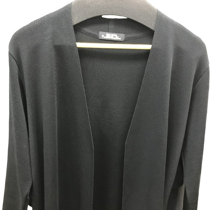 ISSEY MIYAKE PERMANENTE イッセイミヤケ ペルマネンテ ロングカーディガン レディース 秋 アクリル ブラック S PE63-KA143 中古 MK1