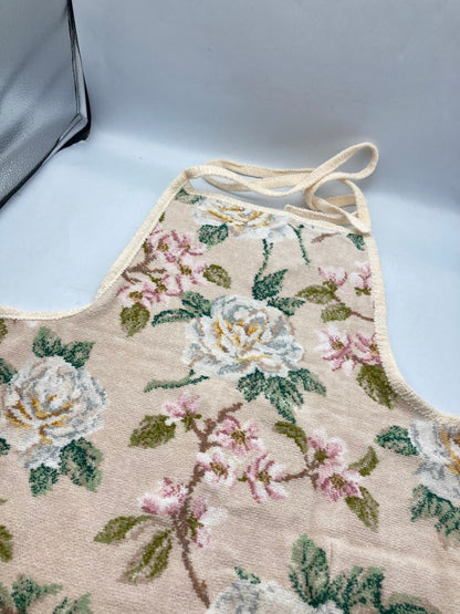 FEILER フェイラー シュニール織 エプロン バニラローズ 中古 D4