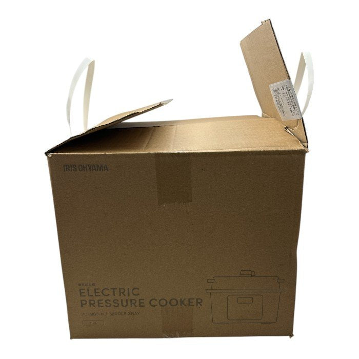 未使用品 アイリスオーヤマ 電気圧力鍋 3.0L PC-MB3-H MIDDLE GRAY IRIS OHYAMA キッチン家電 調理器具 中古 W４