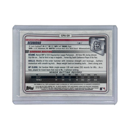 TOPPS MLBカード BOWMAN CHROME 1ST CHANDLER REDMOND ST. LOUIS CARDINALS 043/150 #CPA-CR 中古 IT1
