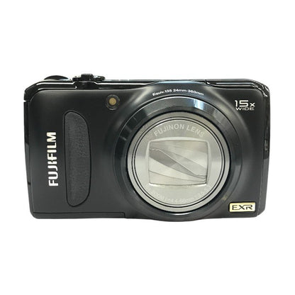 FUJIFILM 富士フイルム FinePix コンパクトデジタルカメラ ブラック 光学15倍ズーム フジフィルム ファインピックス F300EXR 中古 T1