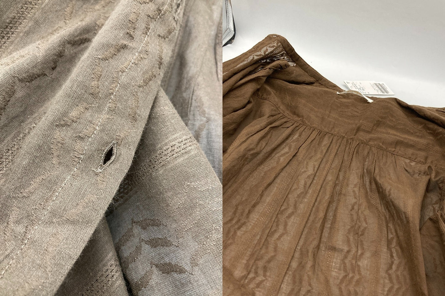 SLOBE IENA Pondichery スローブイエナ ポンディシェリ チュニックブラウス 410431PB1 フリーサイズ 中古 D4