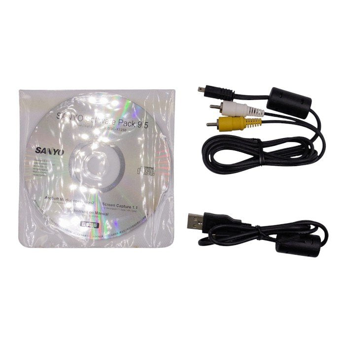 訳あり サンヨー デジタルカメラ シャンパンゴールド SANYO X1250 DSC-X1250-N 中古 a1