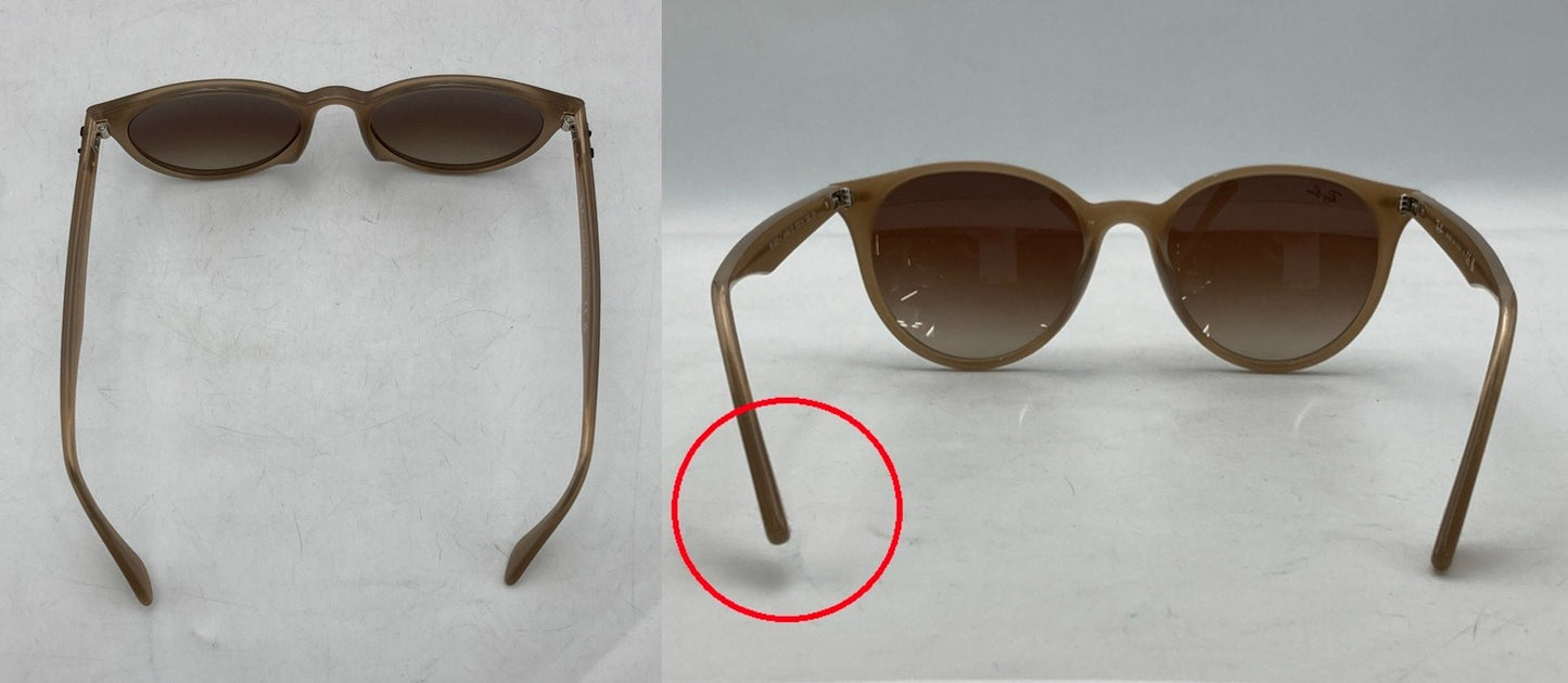 Ray Ban レイバン サングラス RB4305F 616613 53 オパールベージュ 中古 D4