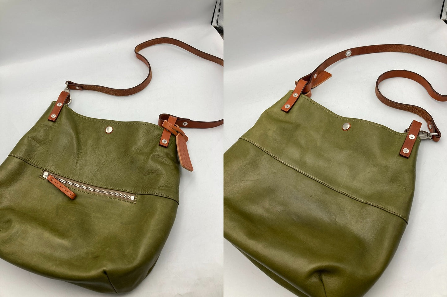 BEAU DESSIN S.A. ボーデッサン ウォッシュ・ガーメント 2WAY ショルダーバッグ WF1810 中古 D4