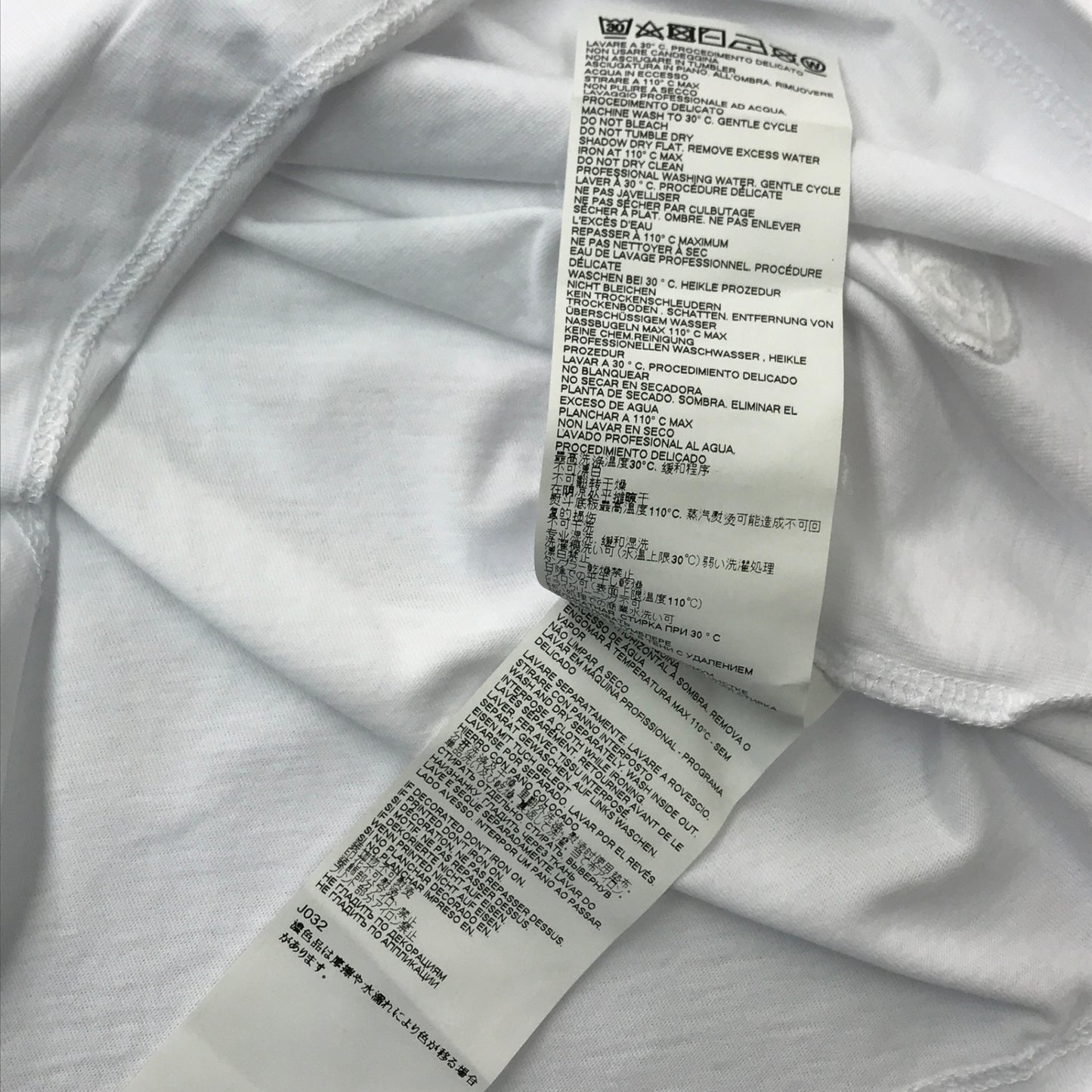 MM6 Maison Margiela Tシャツ レディース 半袖 コットン 無地 シンプル 2021 ワンポイント ホワイト Mサイズ S62GD0087 S23901 中古 T1