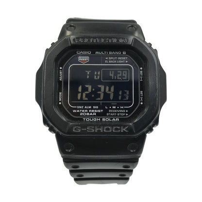CASIO カシオ G-SHOCK 腕時計 メンズ クォーツ タフソーラー 電波 デジタル 反転液晶 ブラック GW-M5610U-1BJF 中古 T1