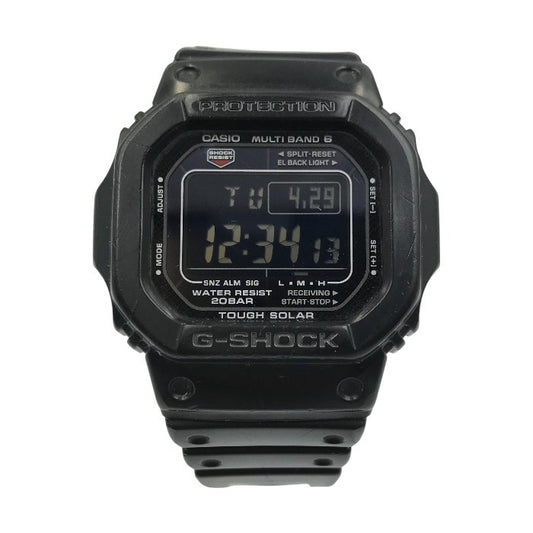 CASIO カシオ G-SHOCK 腕時計 メンズ クォーツ タフソーラー 電波 デジタル 反転液晶 ブラック GW-M5610U-1BJF 中古 T1