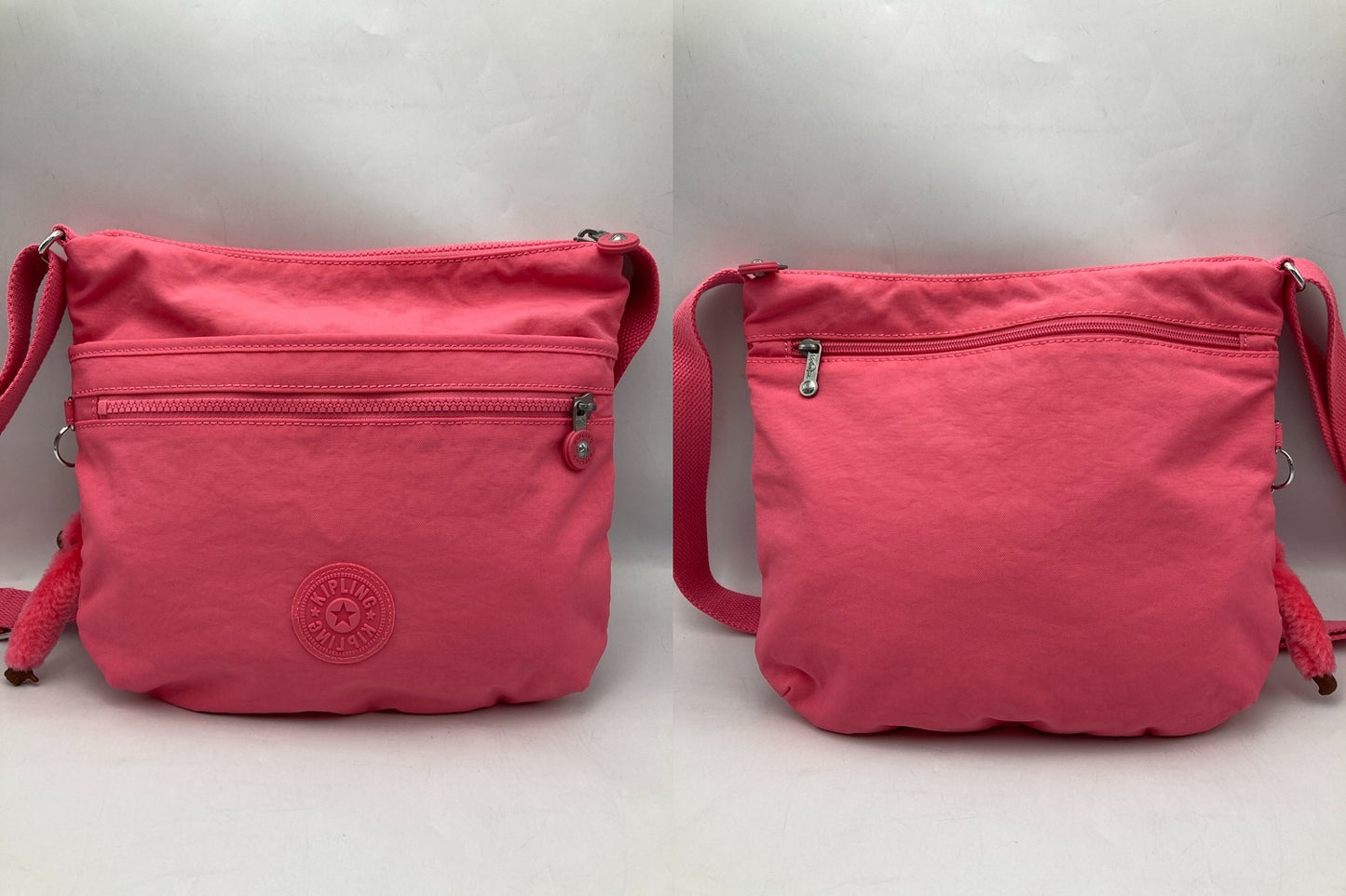 Kipling ARTO キプリング アルト ショルダーバッグ K19911-R51 シティピンク 中古 D4