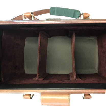 masumi マスミ カメラバッグ レザー 本革 ヴィンテージ ハード ショルダー ブラウン 中古 T1