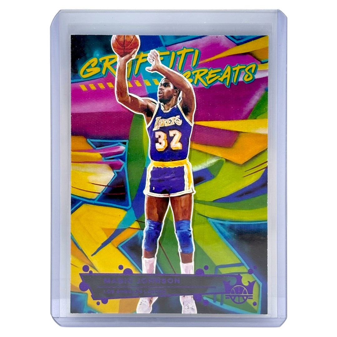 PANINI NBAカード COURT KINGS MAGIC JOHNSON LOS ANGELES LAKERS /49 #24 中古 IT1