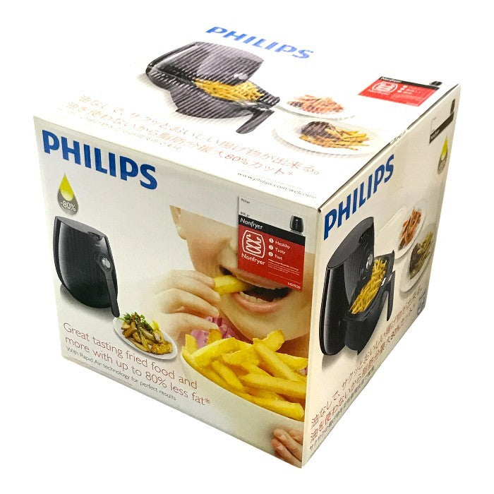 Philips フィリップス ノンフライヤー ブラック 揚げ物 グリル/ロースト/焼き ヘルシー HD9220/27 中古 T1