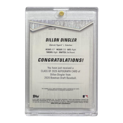 TOPPS MLBカード BOWMAN CHROME DILLON DINGLER DETROIT TIGERS /50 #C20A-DD 中古 IT2