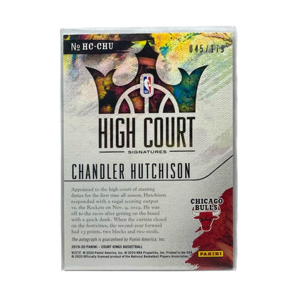 PANINI NBAカード COURT KINGS CHANDLER HUTCHISON CHICAGO BULLS /179 #HC-CHU 中古 IT2