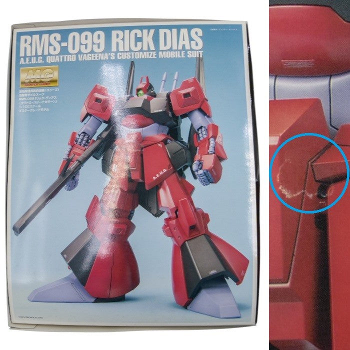 バンダイ MG 1/100 RMS-099 リック・ディアス (クワトロ・バジーナカラー) (機動戦士Zガンダム) 中古 a1