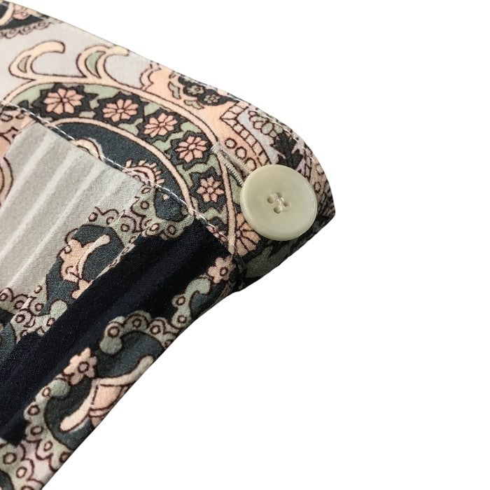 ETRO エトロ スカート レディース プリーツ ロング丈 マルチカラー 38サイズ 222-18199-5072 ペイズリー柄 総柄 ボトムス 中古 KW1