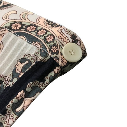 ETRO エトロ スカート レディース プリーツ ロング丈 マルチカラー 38サイズ 222-18199-5072 ペイズリー柄 総柄 ボトムス 中古 KW1