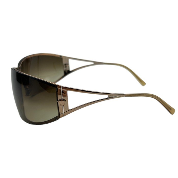 VERSACE ヴェルサーチェ サングラス MOD2045 レディース メンズ フォックス型 中古 W1