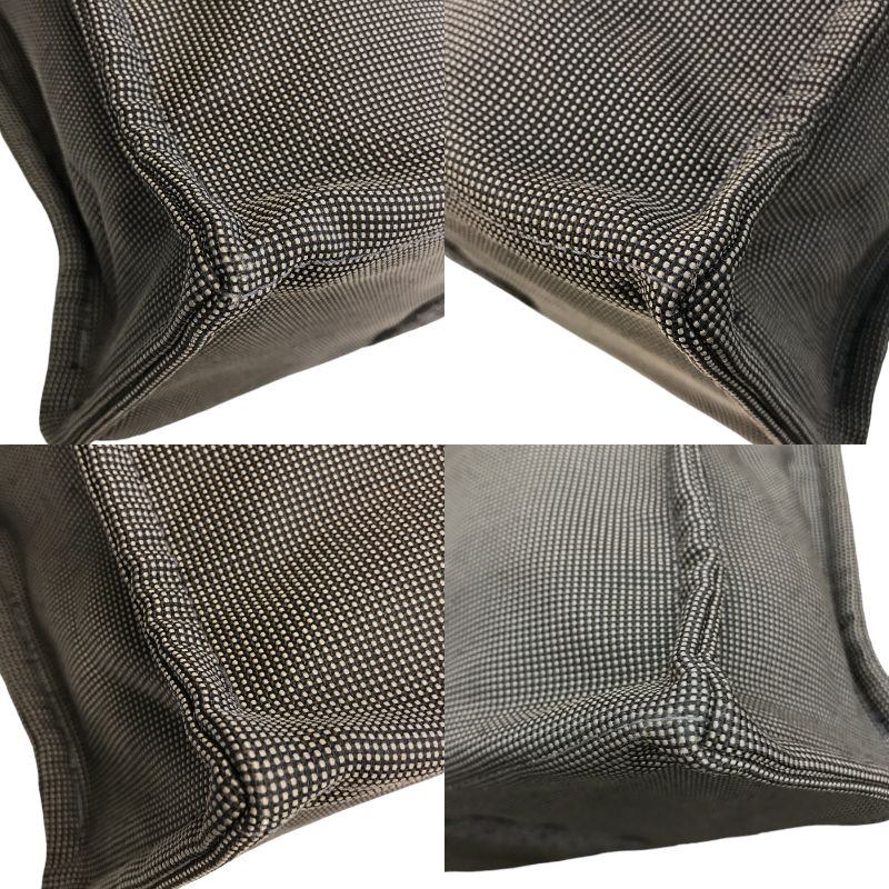 HERMES エルメス エールライン MM キャンバス トートバッグ ユニセックス A4収納 キャンバス 通勤 通学 チャコールグレー 中古 T1