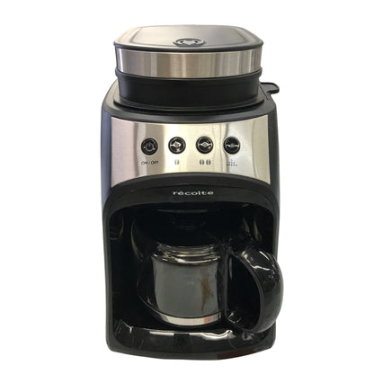 レコルト recolte グラインド & ドリップコーヒーメーカー フィーカ ブラック RGD-1 中古 Y1