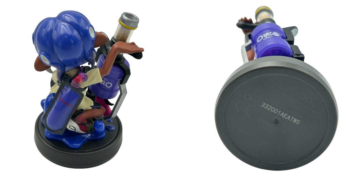 amiibo スプラトゥーン ヒメ イイダ インクリング オレンジ オクトリング ブルー 4体 セット アミーボ テンタクルズ スマブラ ゲーム ホビー 中古 W４