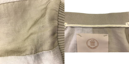 TELA9 テラ 麻混 ブルゾン アウター 秋 春 薄目 レディース 中古 KW1