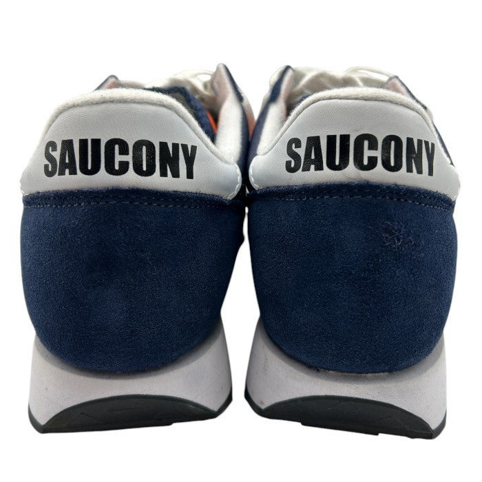 Saucony サッカニー JAZZ VINTAGE スニーカー S70368-81 USA10(約28.0cm) メンズ ネイビー オレンジ 靴 シューズ 中古 W４