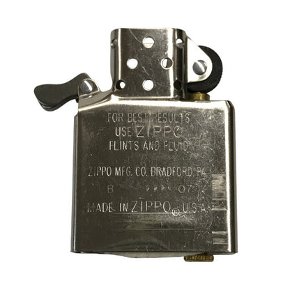 リネージュII × ZIPPO 3周年記念 種族シリーズ ドワーフ オイルライター LINEAGE 限定100個 シリアルナンバー 革巻き 型押し レザー ブラウン 中古 T1