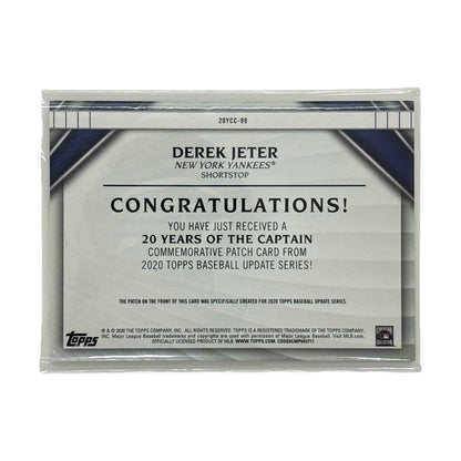 TOPPS MLBカード UPDATE SERIES 20 YEARS OF THE CAPTAIN DEREK JETER NEW YORK YANKEES #20YCC-99 中古 IT1