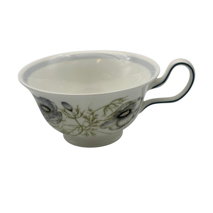 ウェッジウッド Wedgwood グレンミスト カップ＆ソーサー ペア 2点セット 洋食器 ブランド 花柄 おしゃれ 廃盤 中古 W1
