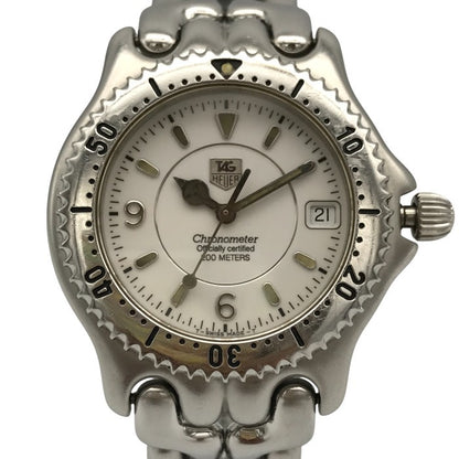 TAG HEUER タグホイヤー 腕時計 メンズ セル 自動巻き デイト 回転ベゼル SS シルバー WG5113-P0 中古 T1