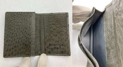 RODANIA ロダニア オーストリッチ 名刺入れ 中古 D4