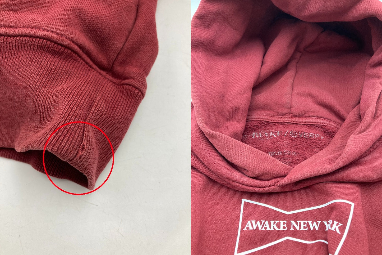 Awake NY x Wasted Youth アウェイク ウェステッドユース フーデッドパーカー サイズL 中古 D4