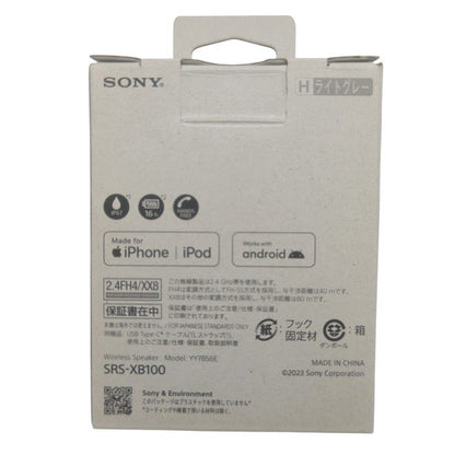 SONY ソニー Bluetooth対応 ワイヤレススピーカー SRS-XB100 中古 H4