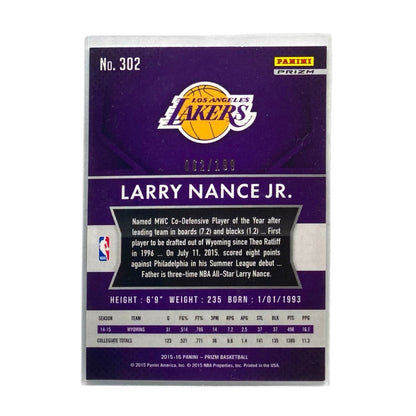 PANINI NBAカード PRIZM LARRY NANCE JR. LOS ANGELES LAKERS /199 #302 中古 IT2