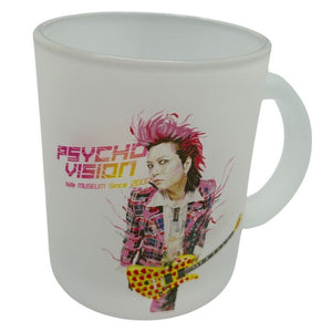 未使用品 PSYCHOVISION hide MUSEUM since 2000 フロストマグ ヒデ 食器 アーティストグッズ コップ 中古 W４