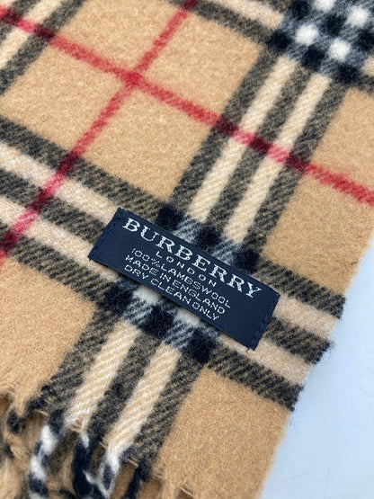 BURBERRY LONDON バーバリーロンドン 英国製 ノバチェック マフラー ウール100％ 中古 4
