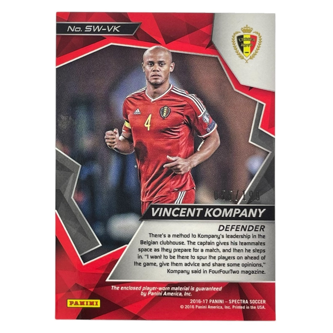 PANINI サッカーカード SPECTRA VINCENT KOMPANY BELGIUM /199 #SW-VK 中古 IT2