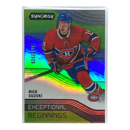 UPPER DECK NHLカード SYNERGY NICK SUZUKI CANADIENS 026/999 #EB-29 中古 IT2